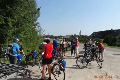 Radler auf der Strecke